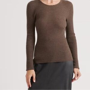 Quince cashmere Brown Top
